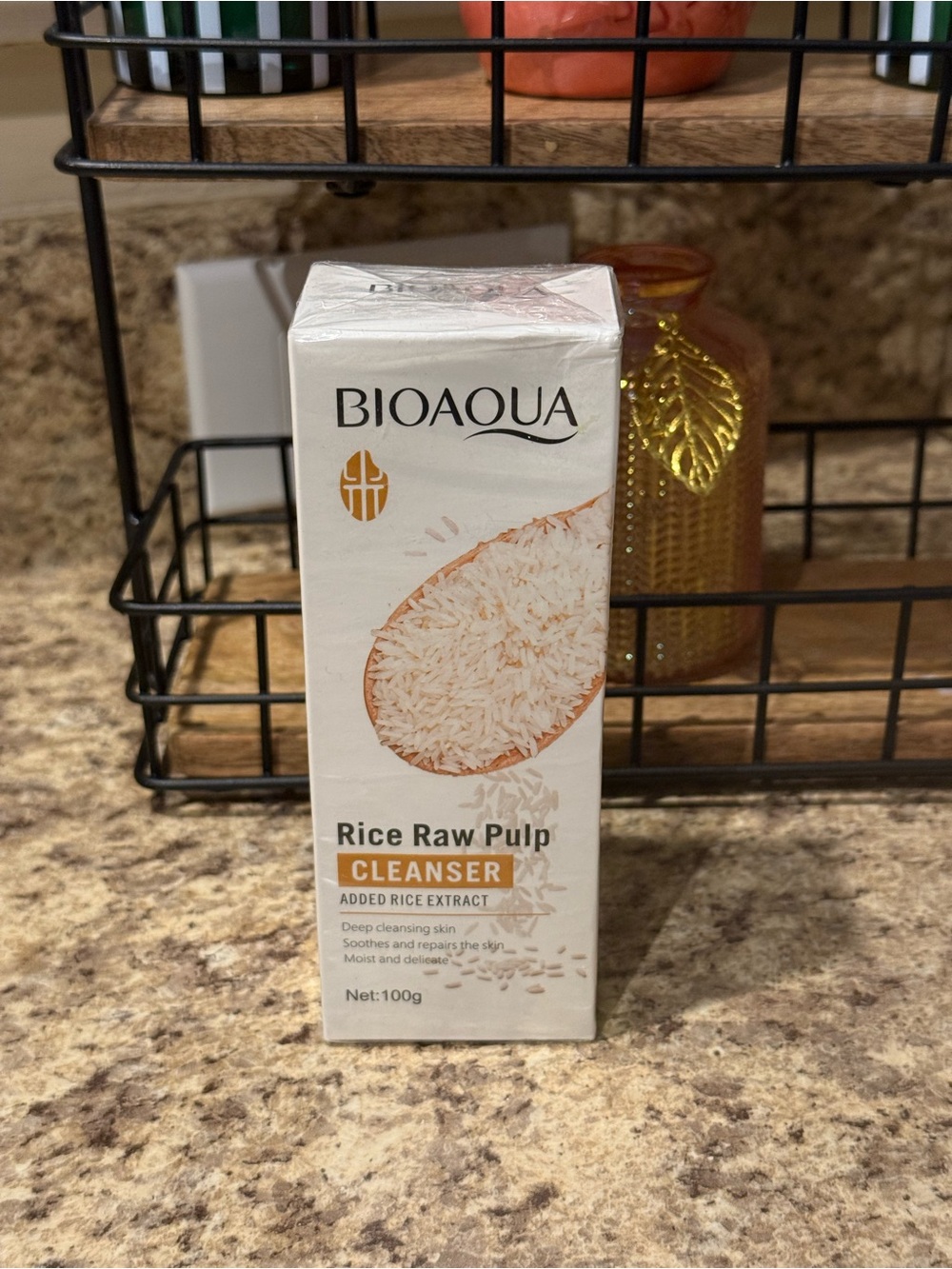 Bioaoua Rice Raw Pulp Cleanser Added Rice Extract Deep Cleansing Soothes Repairs